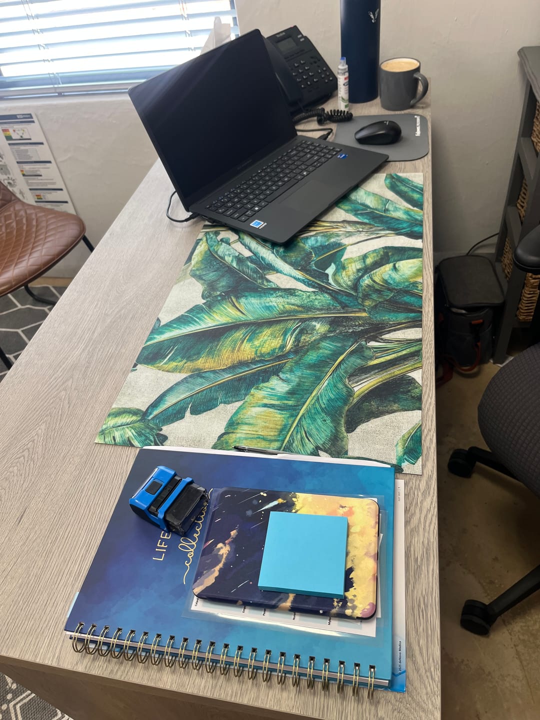 Customer photo review of Vinyl Desk Mat | 400x700mm
