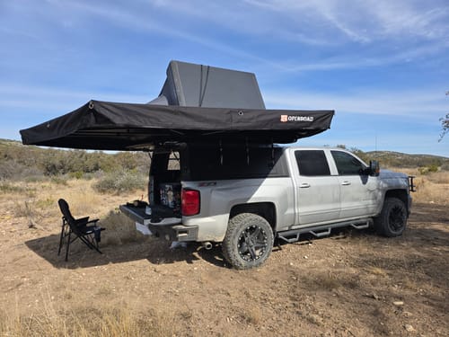 Customer photo review of OPENROAD  270 Free Standing Awning for Camping