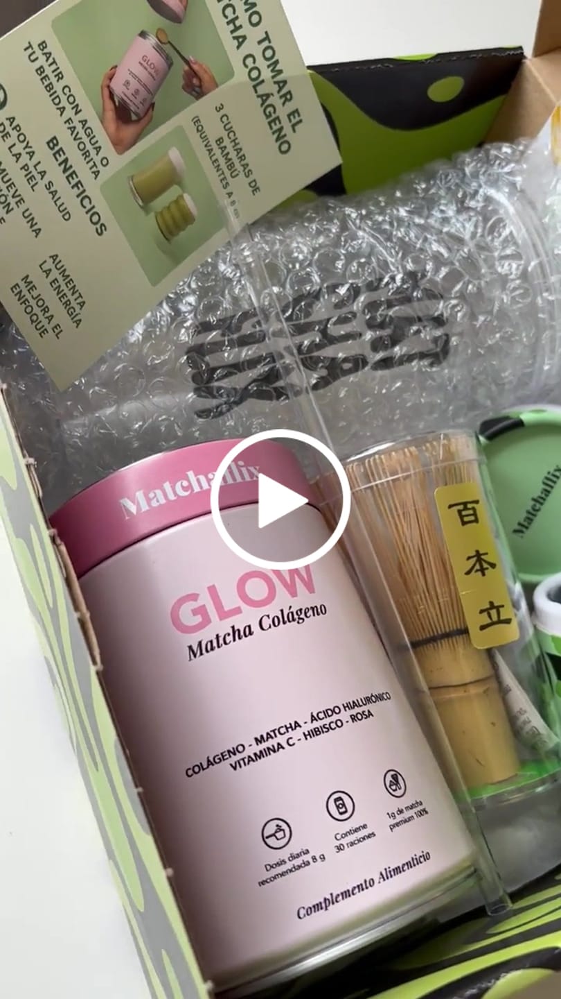 Customer video review of Glow Matcha Colágeno