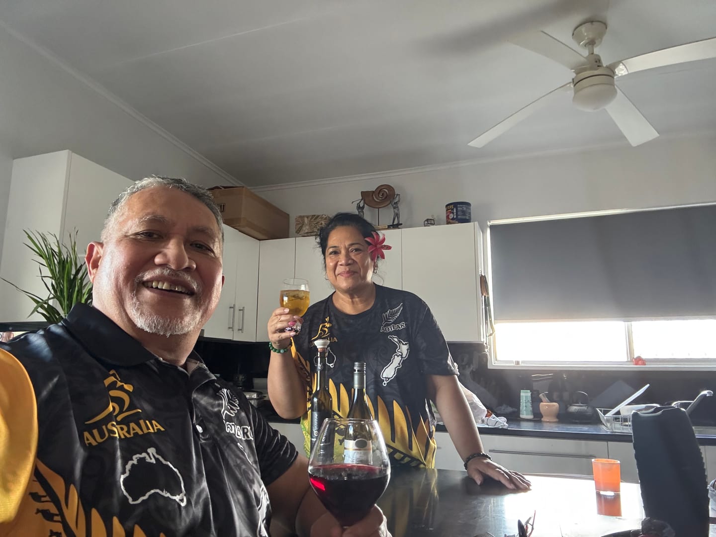 Customer photo review of Customer Request Tautua Aiono-Pouesi T Shirt LT9