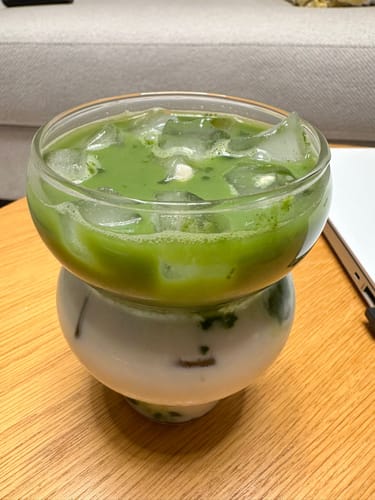Customer photo review of BENBU Matcha - Premium Japanese Matcha Powder 1.0 oz (30g) Tin