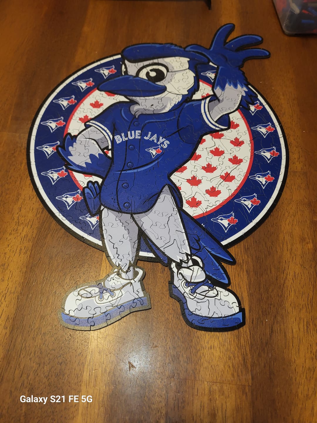 Customer photo review of Toronto Blue Jays™ Mascot - Wooden Puzzle