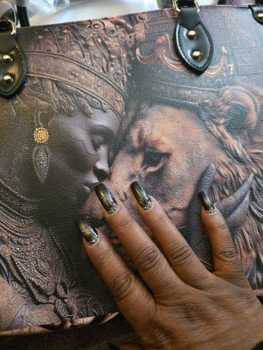 Customer photo review of Desert Empress Premium Leather Handbag QR0HH148