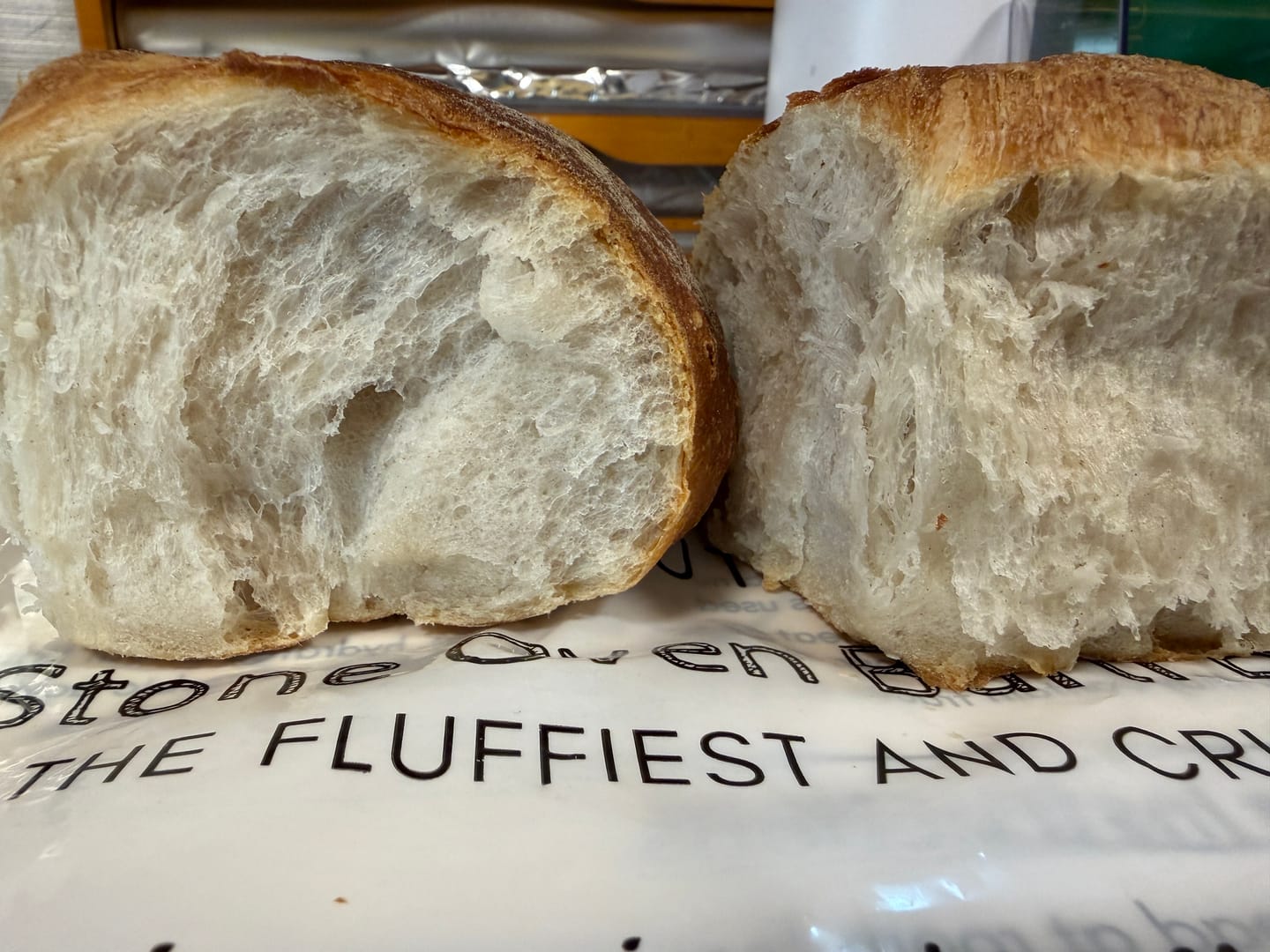 Customer photo review of Stone Oven Bürli Bread