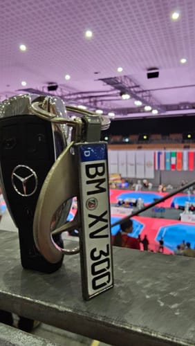 Customer photo review of Kennzeichen Schlüsselanhänger Mini Nummernschild Metall