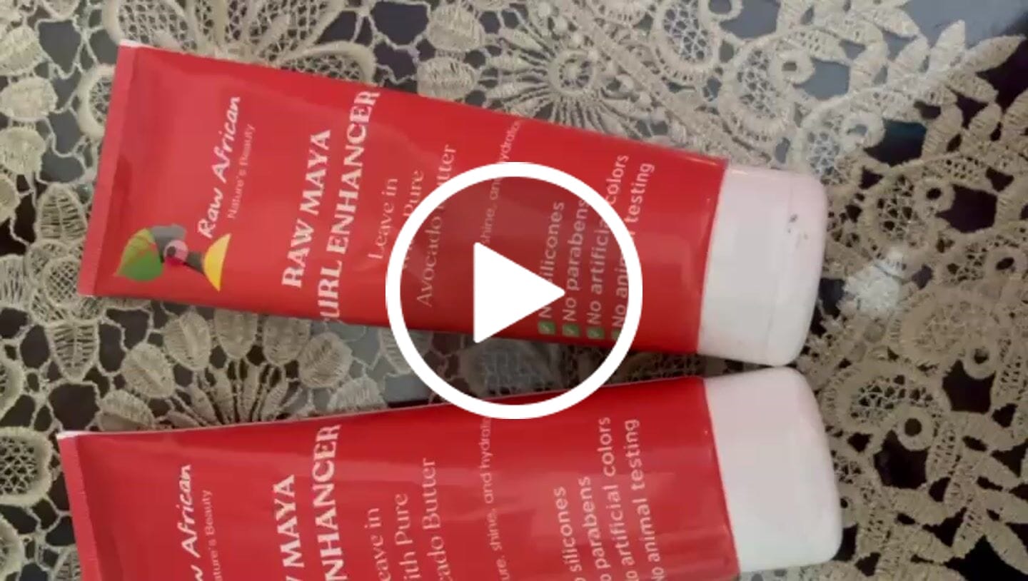 Customer video review of Maya Leave In & Curl Enhancer