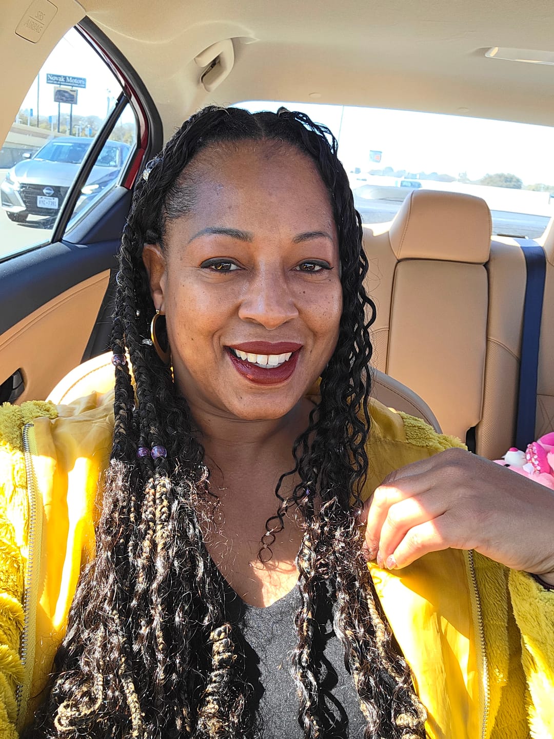 Customer photo review of Human Crochet Hair Natural Wave
