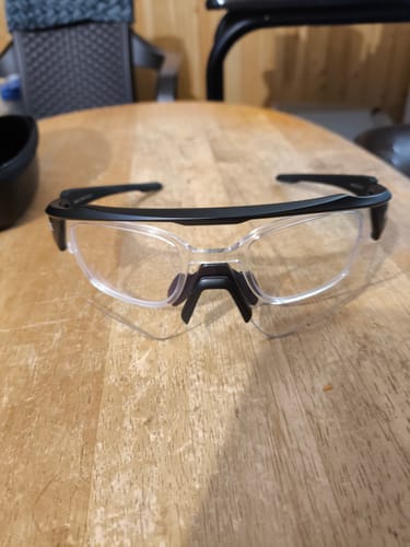 Customer photo review of Myopia Frame Black & Transparent