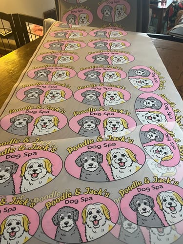 Customer photo review of DTF Transfers Upload Your Gang Sheet