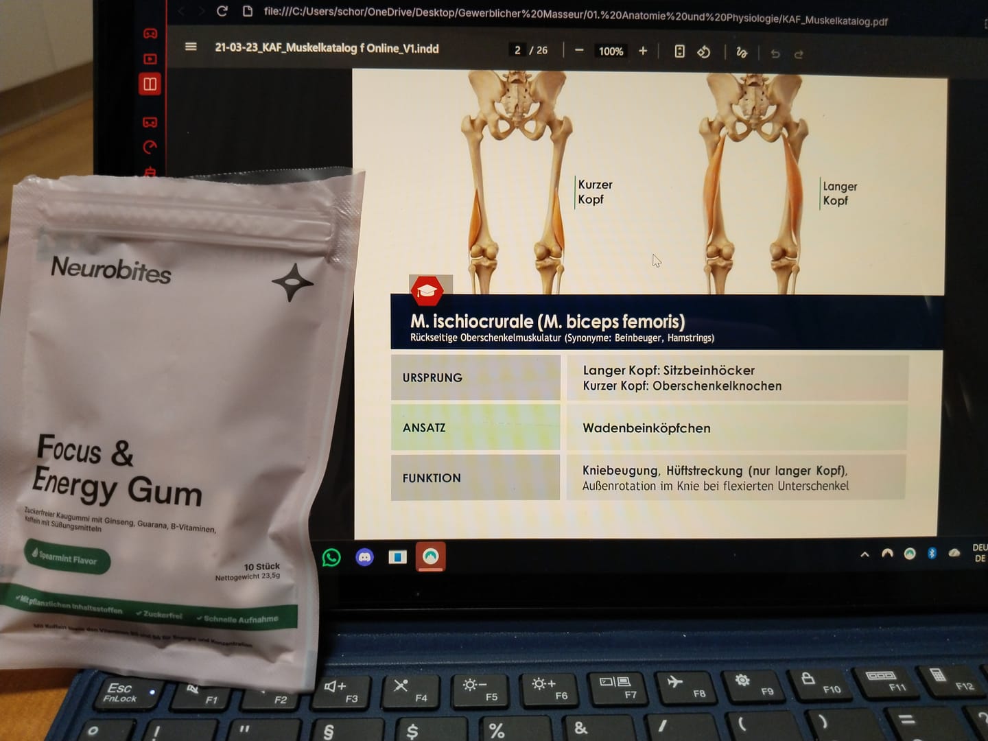 Customer photo review of Neurobites® Focus & Energy Gum (Performance-Starterpaket)