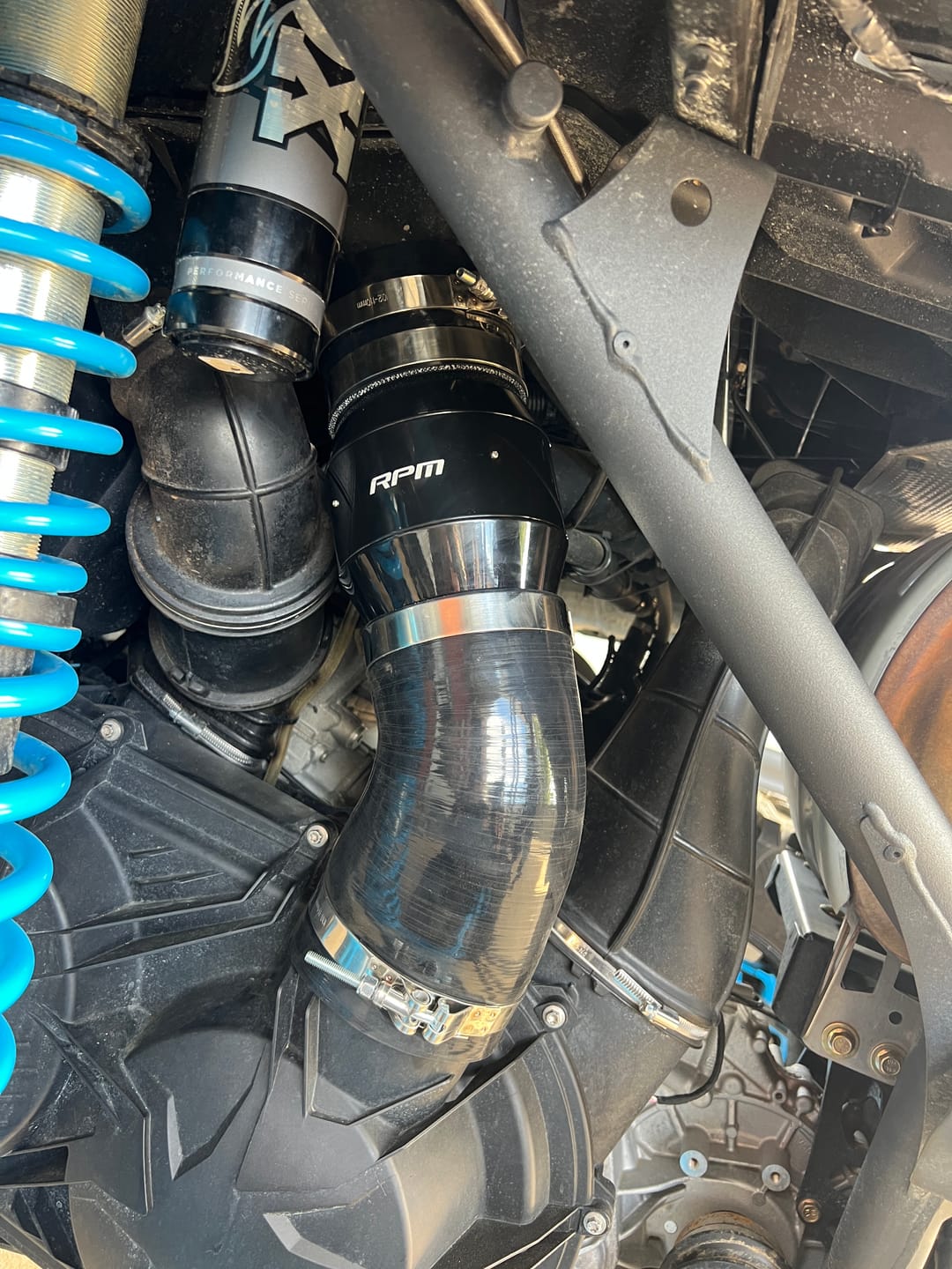 Customer photo review of RPM Can-Am Maverick X3 "ECF" Electric Clutch Blower Fan Kit - Lower Clutch / Belt Temperature