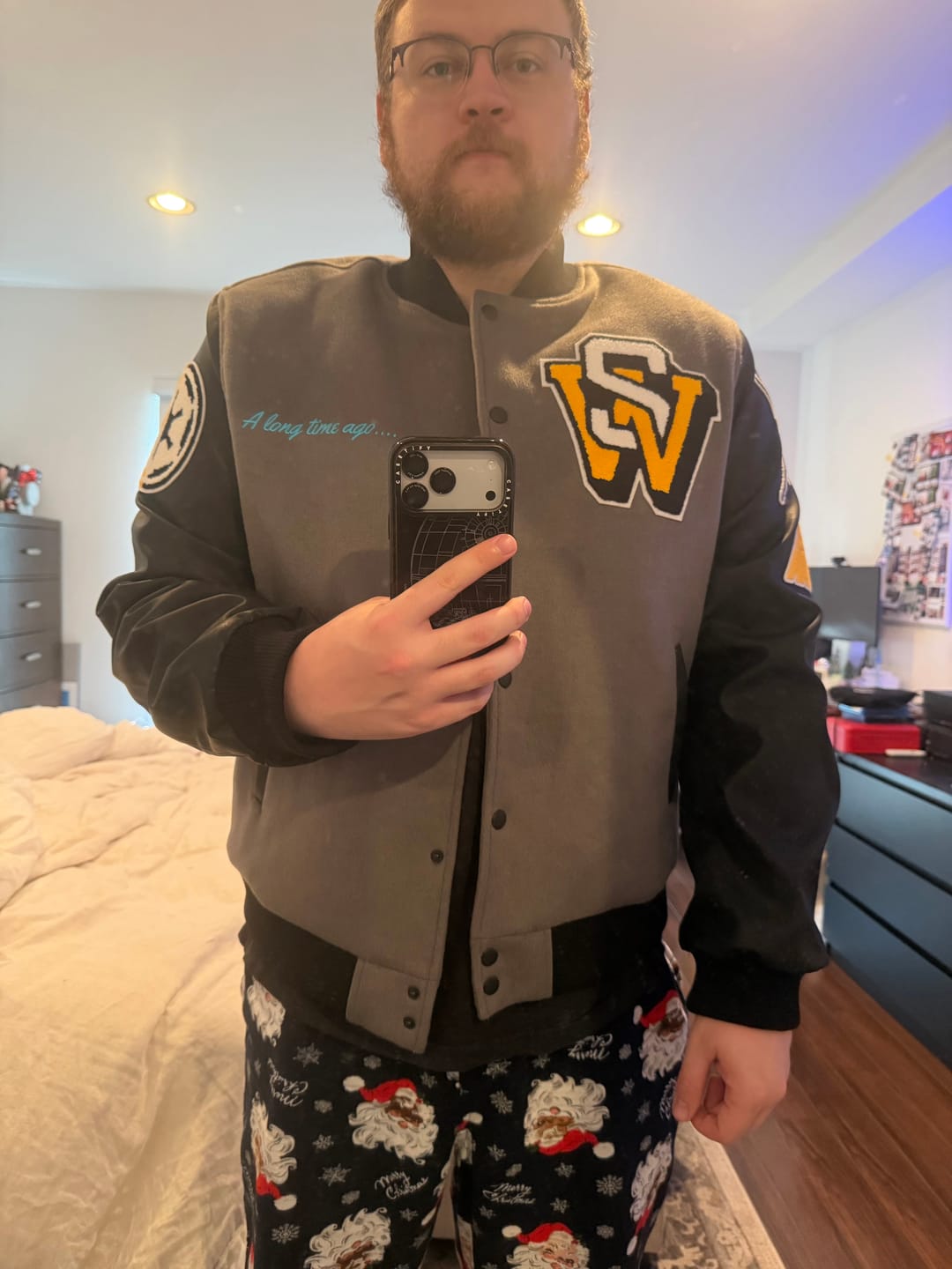 Customer photo review of Star Wars™ "A Long Time Ago...." – Limited-Edition Varsity Jacket