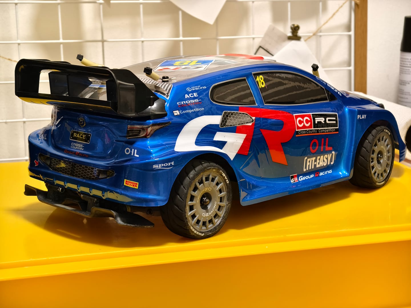 Customer photo review of 190mm Modified Shell Retaining Struts For 1/10 RC Rally Car