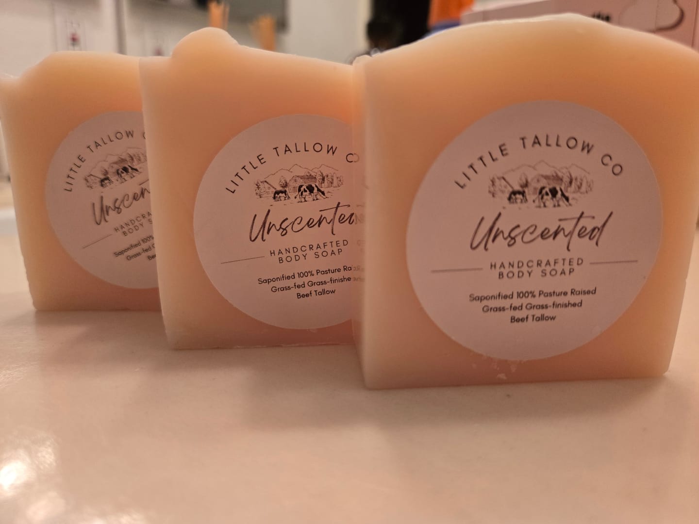 Customer photo review of Handmade Tallow Soap