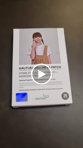 Customer video review of HAUTUKI Growth Support Patch - 1 Month Supply (1Box)