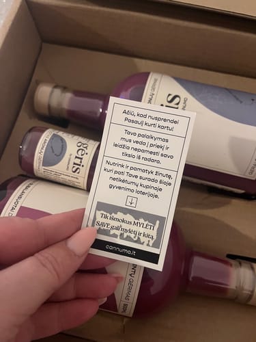 Customer photo review of GĖRIS - fermentuotas juodųjų serbentų gėrimas
