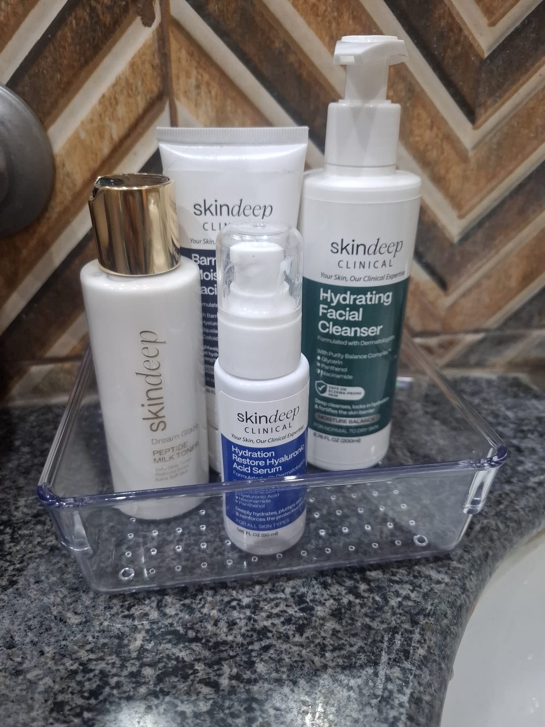 Customer photo review of Hydrating Facial Cleanser