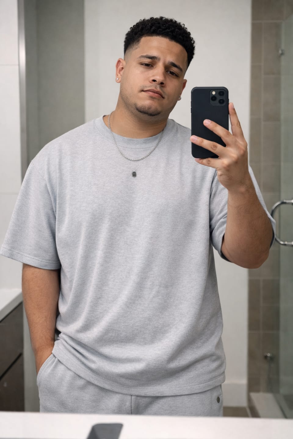Customer photo review of 4153 - Elevated Essentials - Relaxed Tee