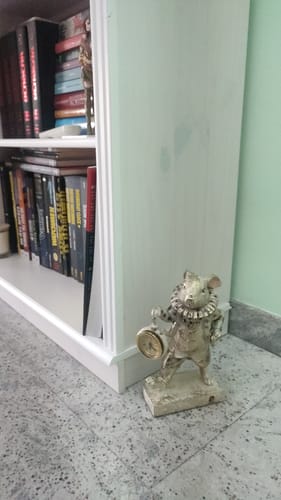 Customer photo review of Coniglio Decorativo Vintage in Resina con Base Rettangolare e Dettagli Oro – H 24 cm