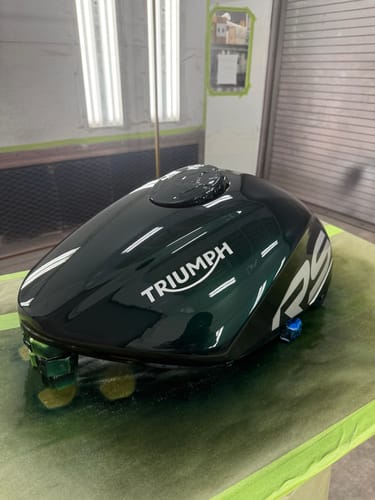 Customer photo review of PORSCHE Jet Green Metallic Z6H | OEMatch Automotive Basecoat