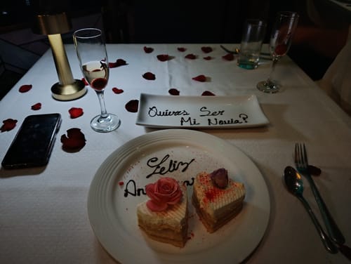 Customer photo review of Cena Romántica