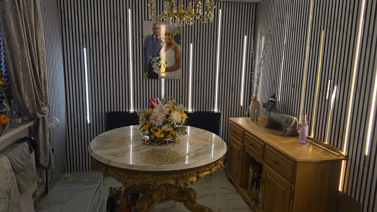 Customer photo review of Premium Acoustic Marble Wall Panel (Multiple Colours)