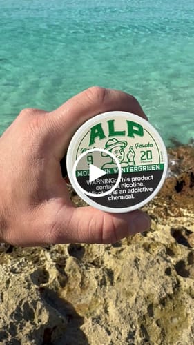 Customer video review of Mountain Wintergreen Nicotine Pouches