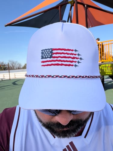Customer photo review of USA Hat White