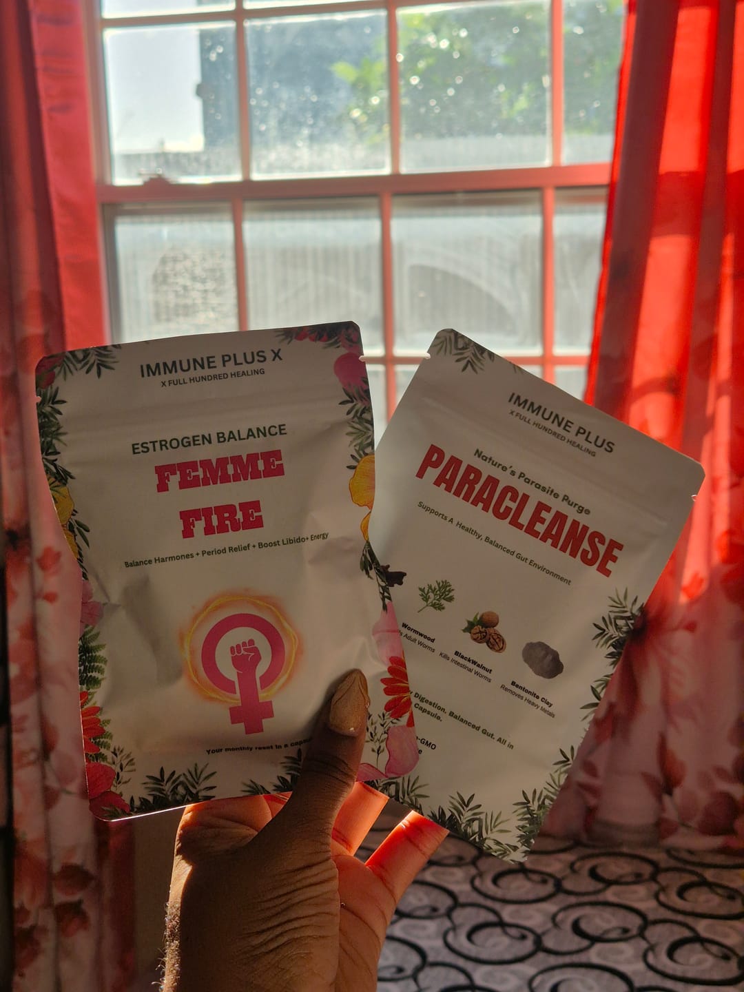 Customer photo review of Femme Fire |  Herbal Female Hormone Balance