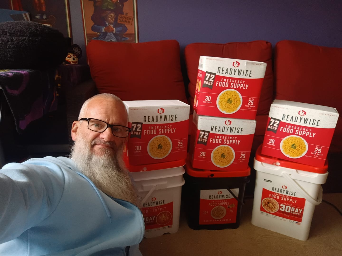 Customer photo review of 72 Hour Food Kit