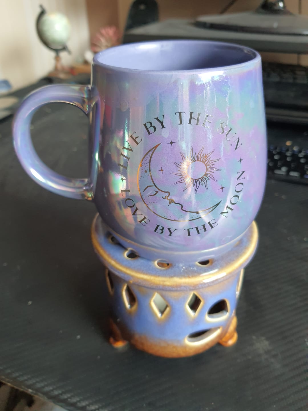 Customer photo review of Sonne & Mond Tasse – Mystischer Schimmer für magische Momente