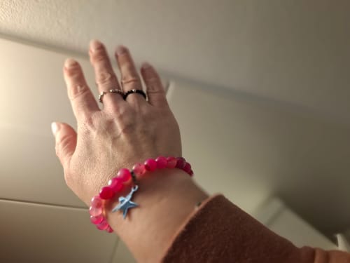 Customer photo review of »Emotionale Heilung« Blockadenlöser-Armband aus echten Achat-Steinen inkl. abgebrochenem Stern