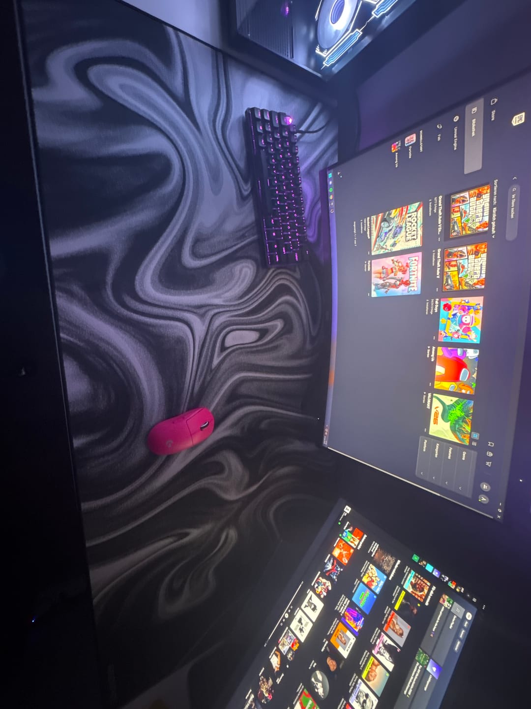 Customer photo review of LIQUID ─ SPEED ǀ GAMING MOUSEPAD
