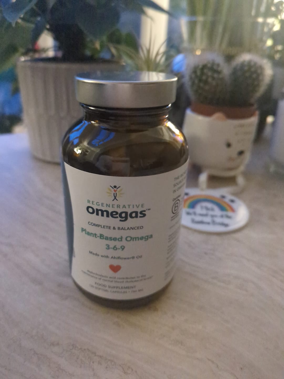 Customer photo review of Regenerative Omegas - Ahiflower Oil, Fish-Free 120 Softgels (40 day supply)
