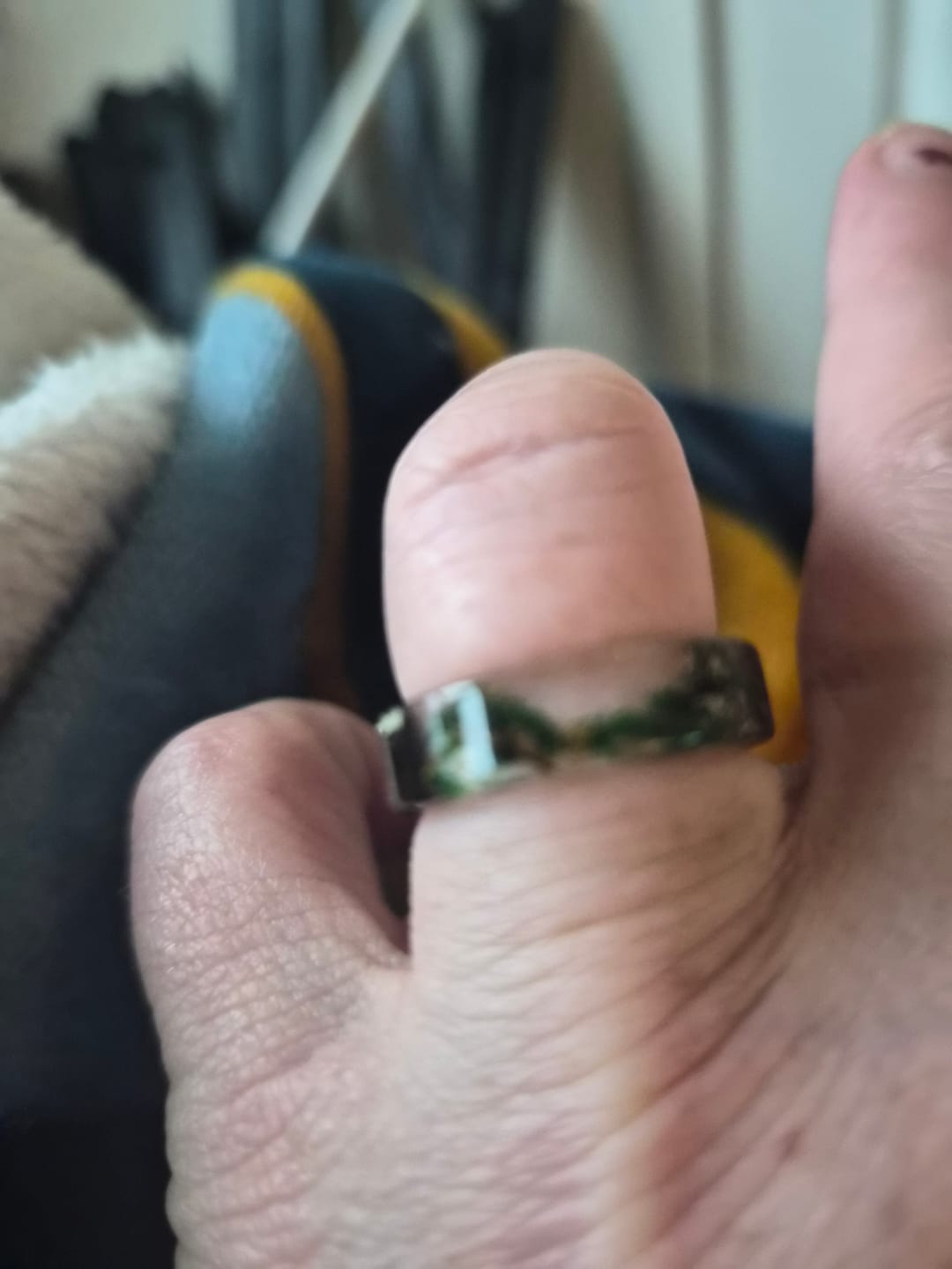 Customer photo review of Forest Soul Resin Ring