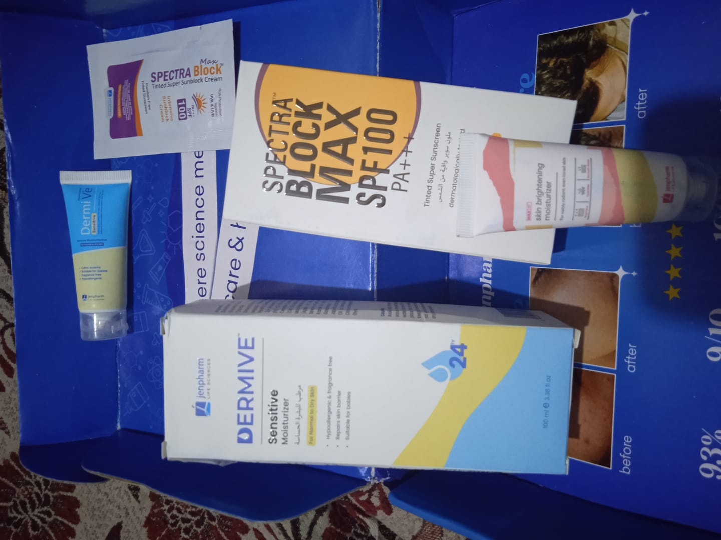 Customer photo review of Dermive Sensitive Moisturizer