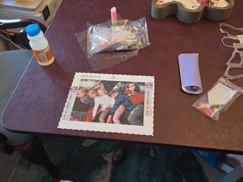 Customer photo review of Diamond Painting - Custom Photo