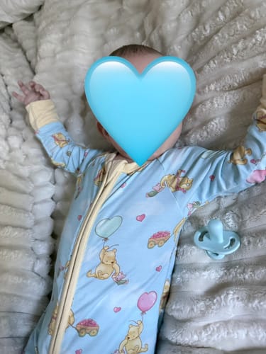 Customer photo review of Friends Forever Zip Romper