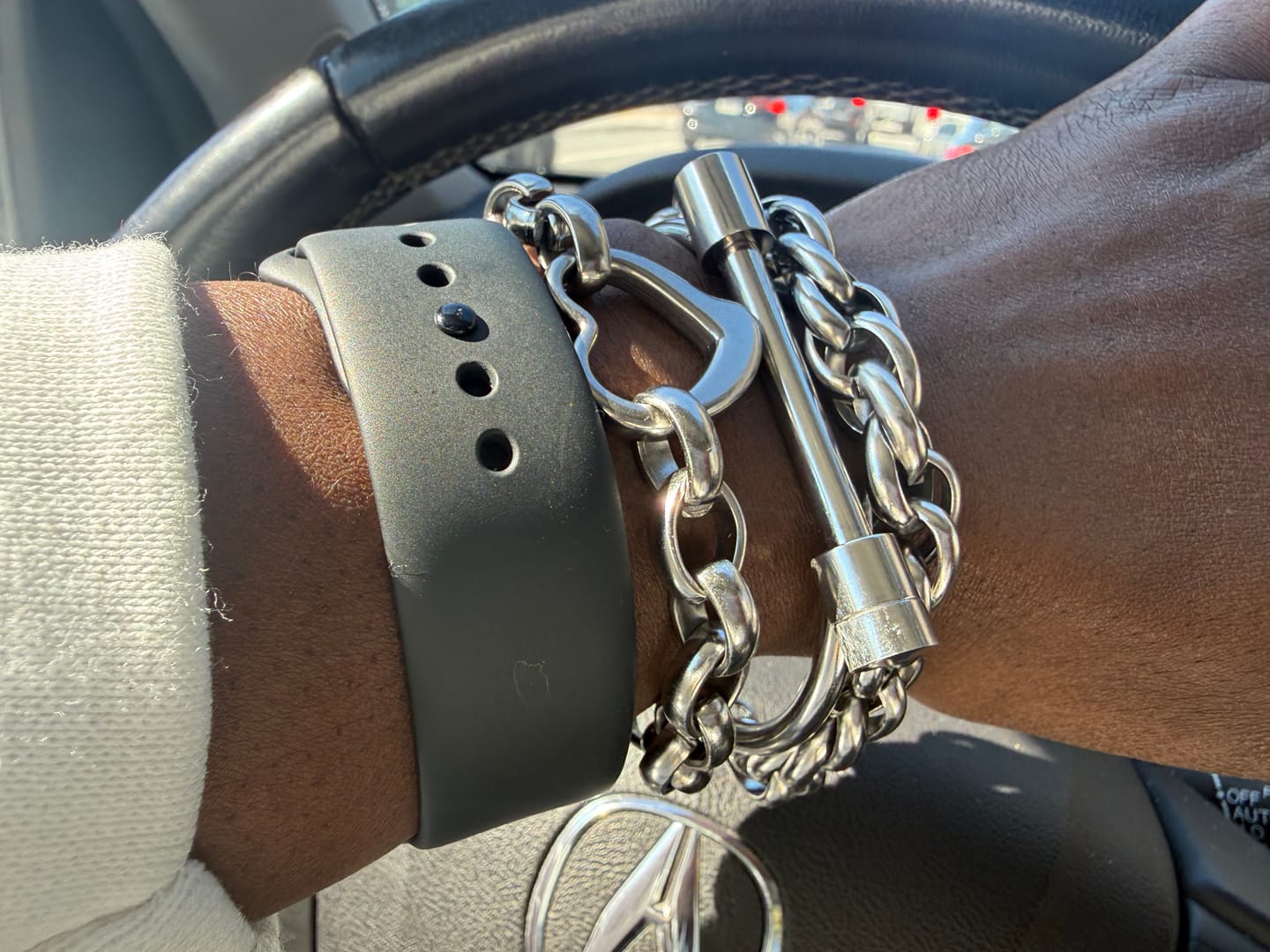Customer photo review of Audra Bracelet Stack