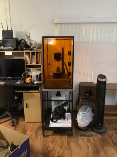 Customer photo review of Monport Laser Engraver Enclosure for Split & Integrated Fiber Laser