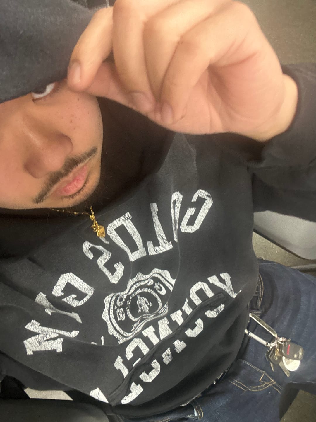 Customer photo review of 5167 - Gold's Iron Legacy Crest Hoodies
