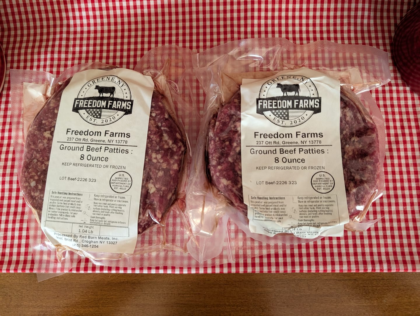 Customer photo review of FARM FRESH BEEF, PORK, CHICKEN BUNDLE