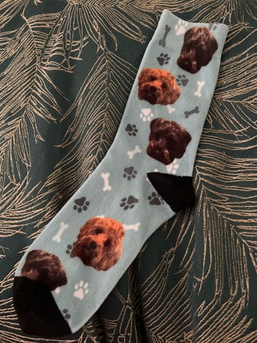 Customer photo review of Your photo - Personalised Socks