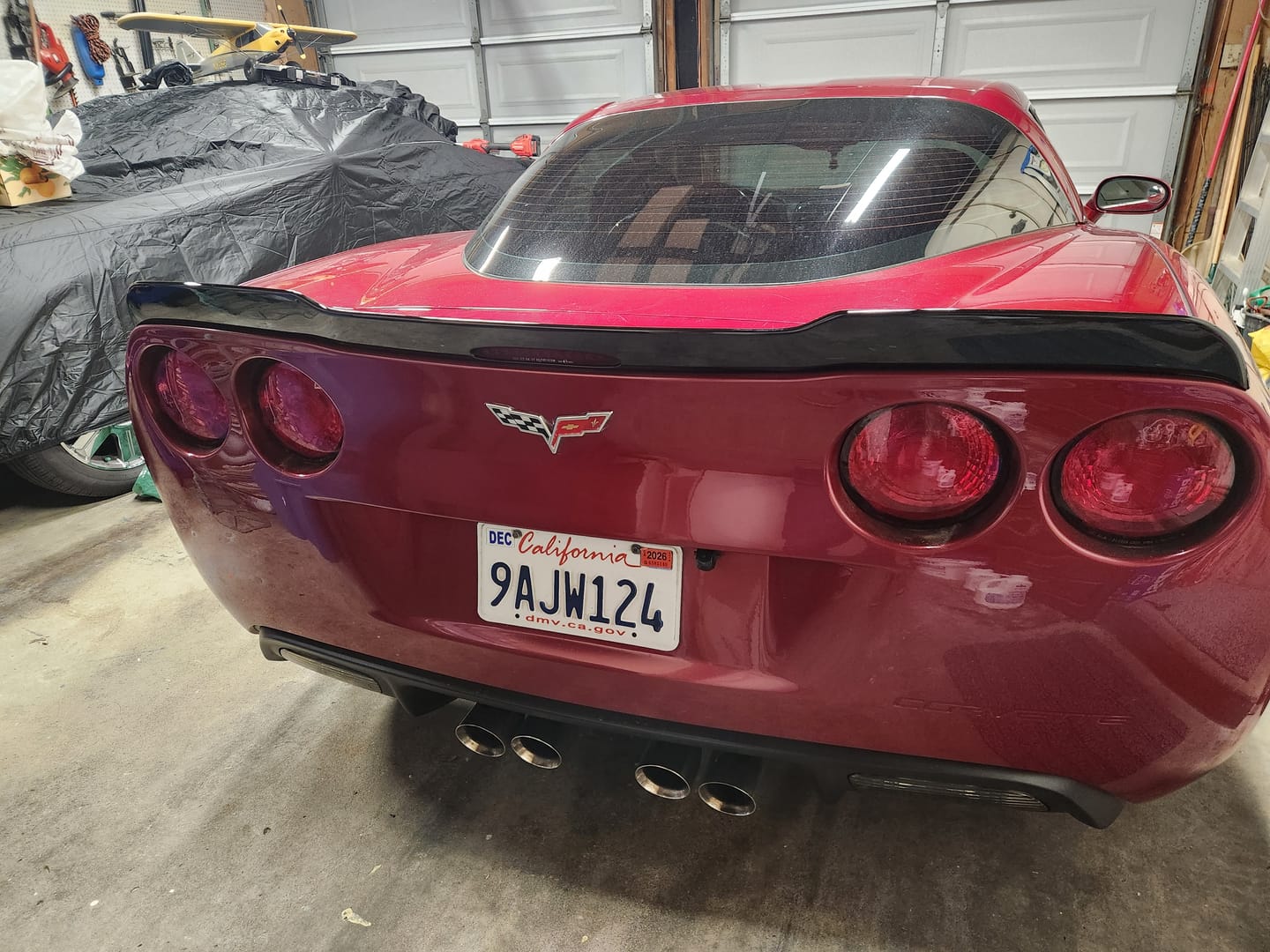 Customer photo review of Corvette C6 ZR1 Extended Rear Trunk Spoiler