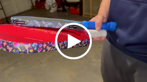 Customer video review of White Graffiti Edge Tape (3 pack) - Pickleball Paddle Edge Tape