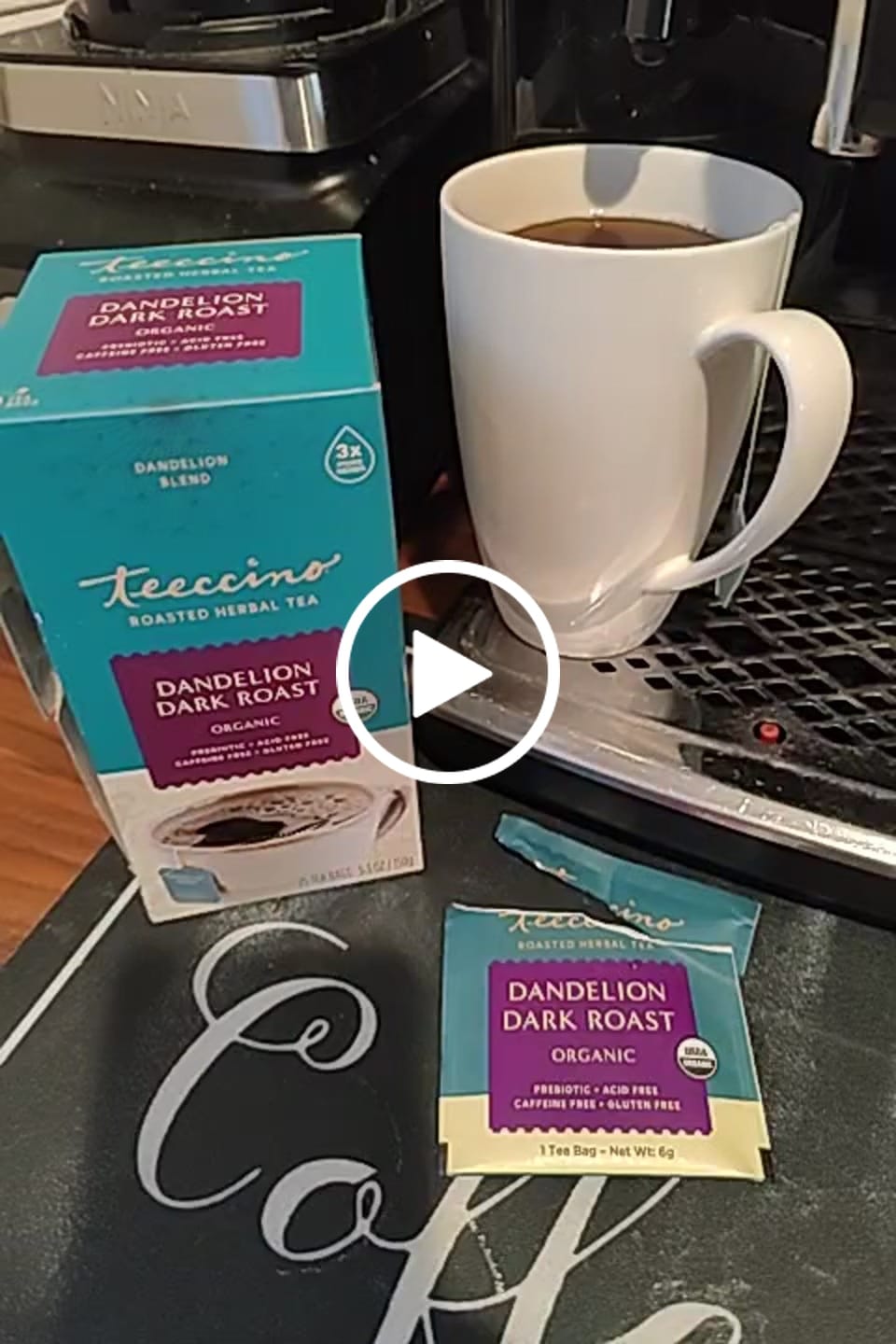 Customer video review of Dandelion Mocha Herbal Coffee
