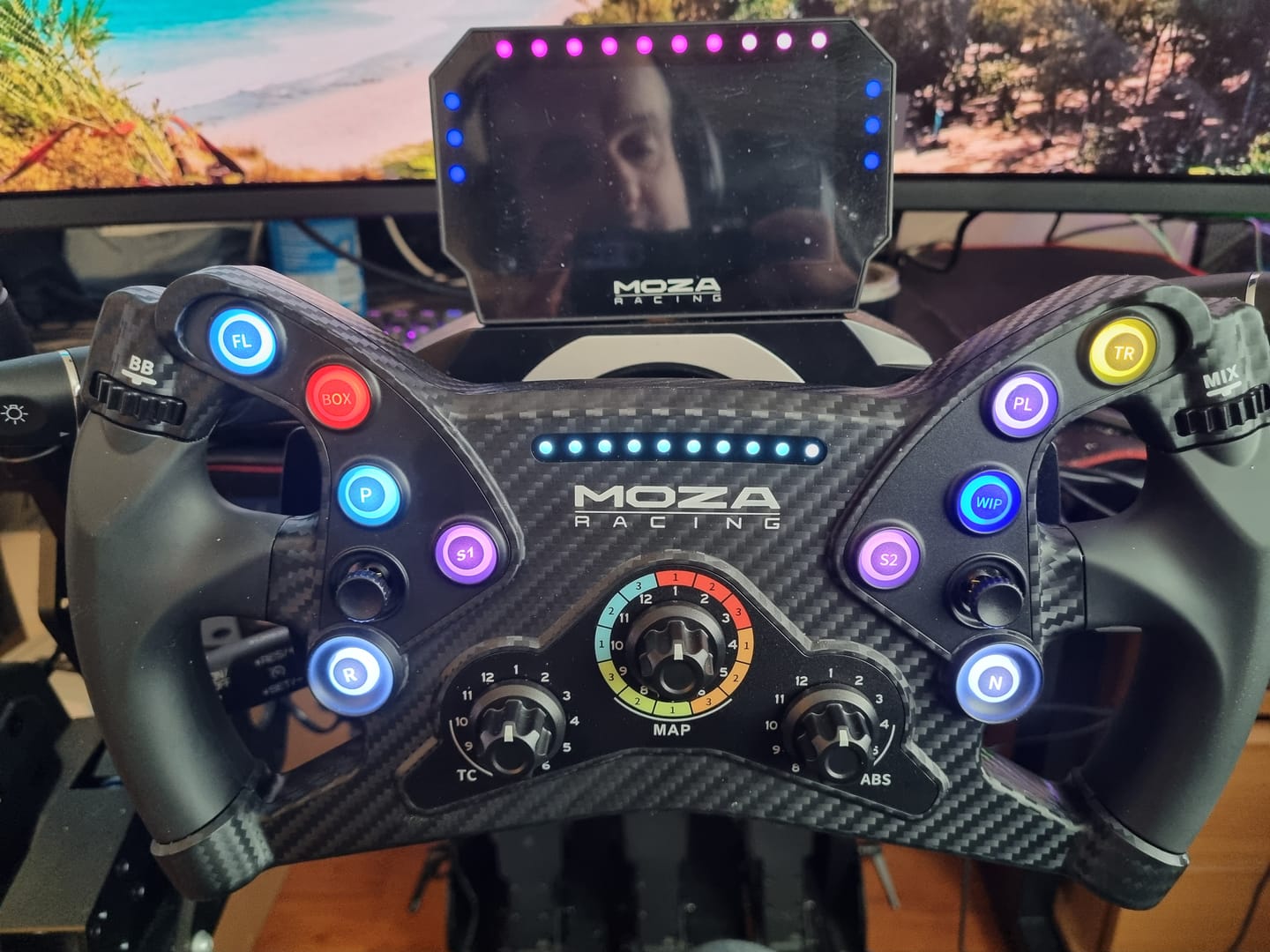 Customer photo review of MOZA RACING KS Steering Wheel