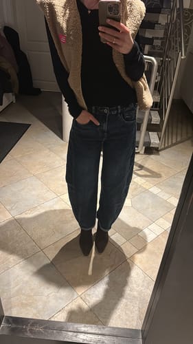 Customer photo review of Lässige Jeans BARREL dark blue