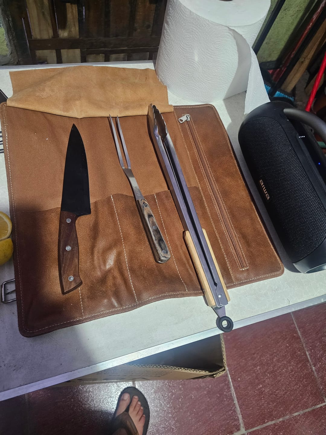 Customer photo review of Tenazas para Parrilla Extra Largas Feroz