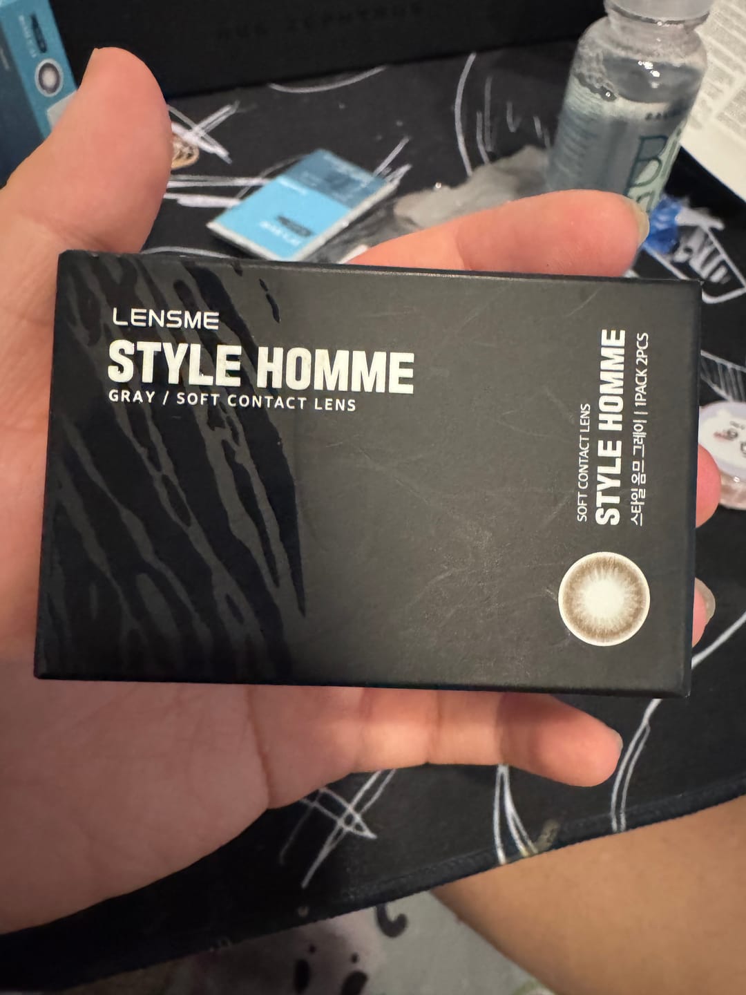 Customer photo review of Lenstown Scotch 3color Black (2 Pack)